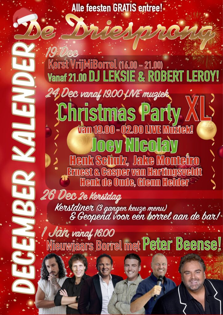 December kalender 1 2025 10x a3